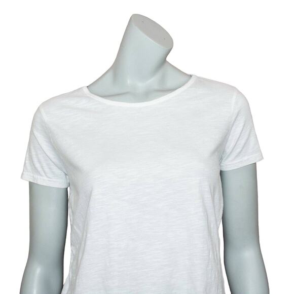 LAMARQUE Sheer crossover back Blouse Shirt White Medium - Picture 6 of 7